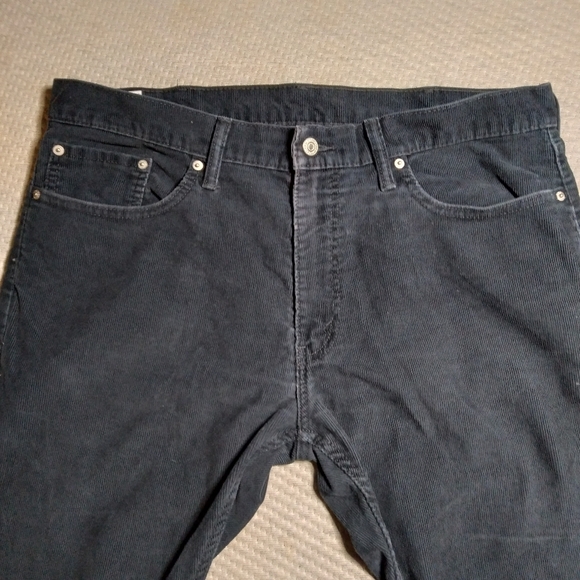 Rare* Corduroy Levi's Sz 38 Dark Blue - Picture 3 of 15